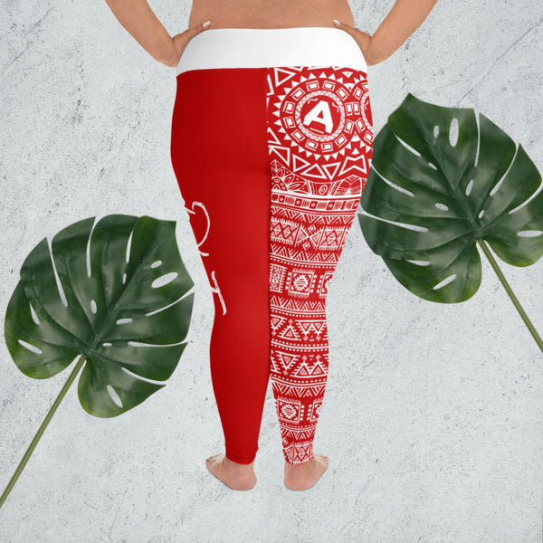 I REP (RED) Plus Size Leggings