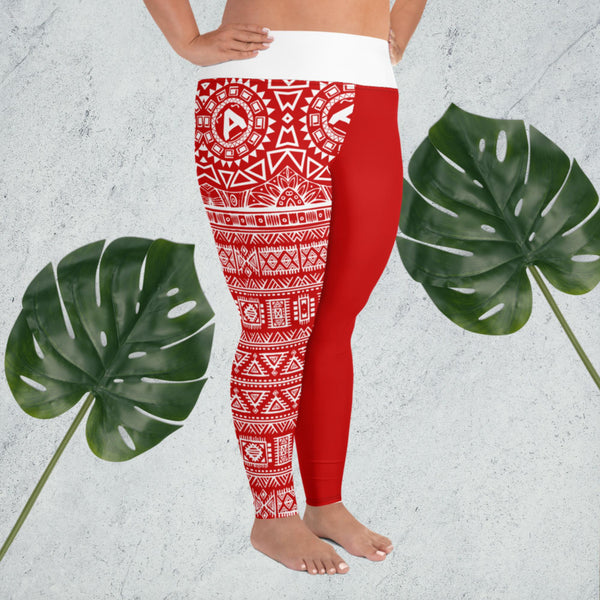 I REP (RED) Plus Size Leggings