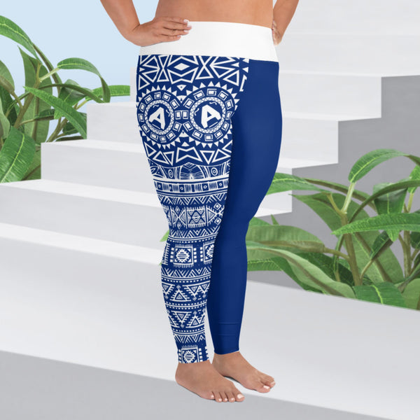 I REP (BLUE) Plus Size Leggings