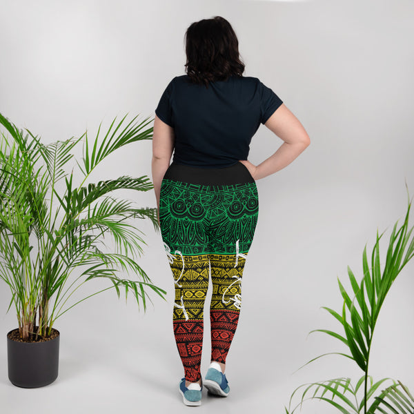 I REP (Rasta) Plus Size Leggings